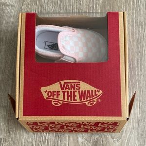 Vans Infant Slip On V Crib Checkerboard Shoe